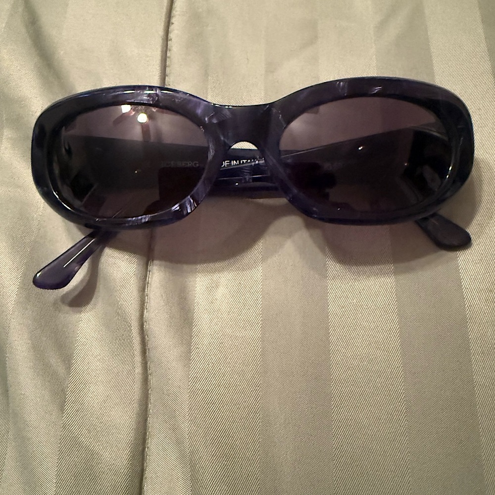 Iceberg Blue marble Sunglasses